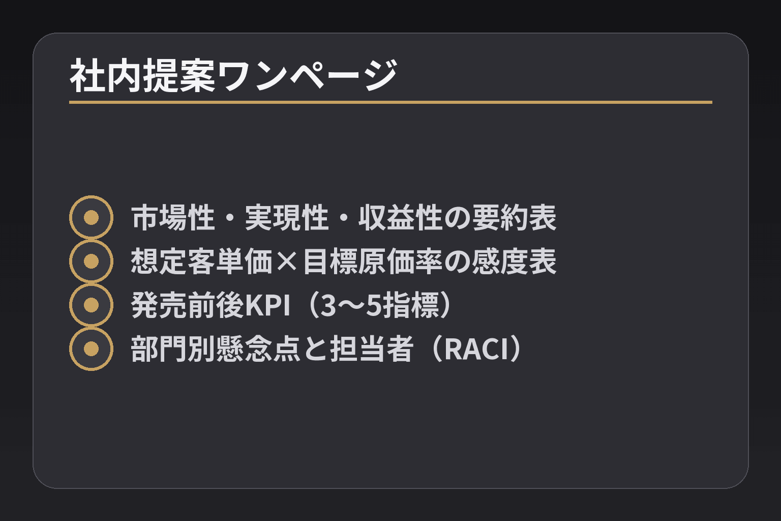 社内提案ワンページ