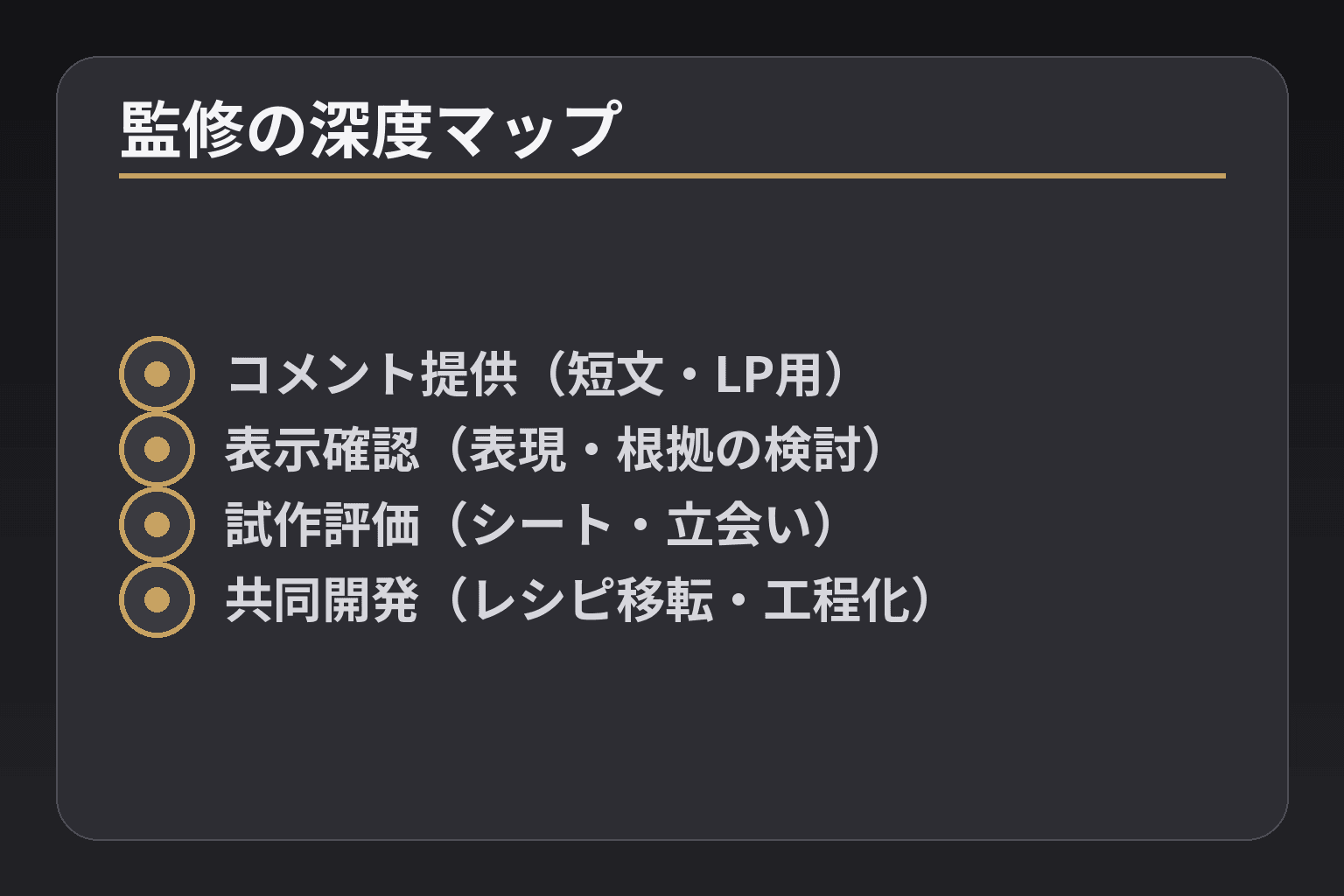 監修の深度マップ